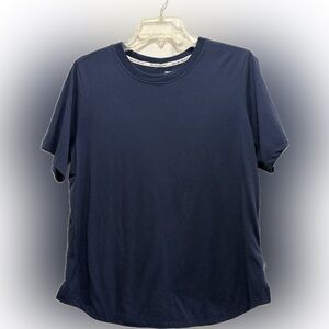 Duluth Trading Co Navy Short Sleeve Crew Tee